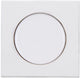Enzo kopp hk07 pure mat wit afdekplaat + knop dimmer - 4624030