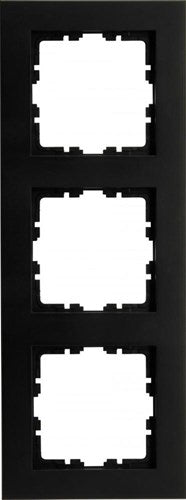 Kopp hk07 marco de cubierta triple negro mate puro - 4624720
