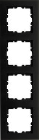 Enzo kopp hk07 pure mat zwart 4 voudig afdekraam - 4624730