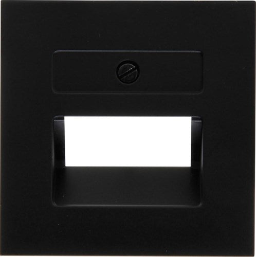 Placca Kopp hk07 nero puro opaco utp double - 4624560