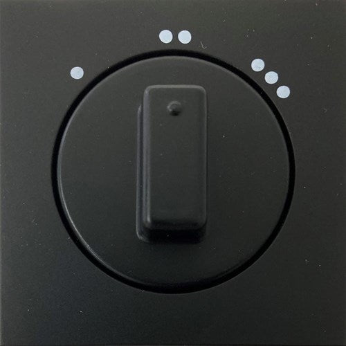 Kopp hk07 placa de cubierta negro mate puro + botón interruptor de 3 posiciones - 4624580
