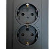 Kopp hk07 enchufe empotrado ra doble negro mate puro - 4624620