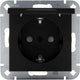 Kopp hk07 presa da incasso ra nero opaco puro con coperchio + blocco sicurezza bambini - 4624650