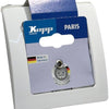 Kopp Paris marco de cubierta de 1 pliegue blanco ártico - 4625130