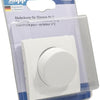 Placca Kopp Paris bianco artico + dimmer a pulsante - 4625030