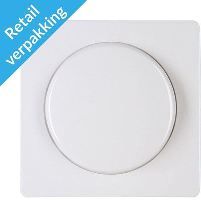 Placca Kopp Paris bianco artico + dimmer a pulsante - 4625030