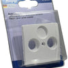 Kopp Paris placa de cubierta blanca ártica para coaxial - 4625040