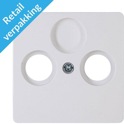 Placca di copertura Kopp Paris bianco artico per cavo coassiale - 4625040