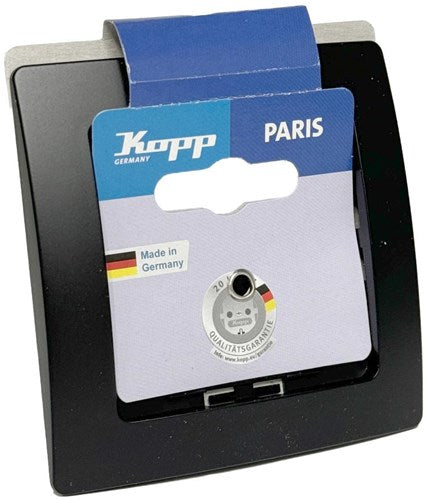Kopp Paris marco de cubierta de 1 pliegue negro mate - 4625330