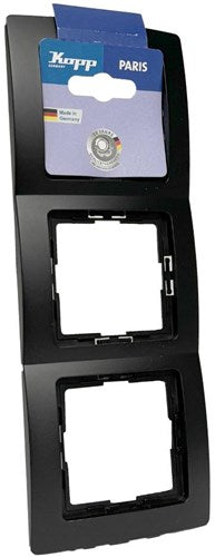 Kopp Paris marco de cubierta triple negro mate - 4625350