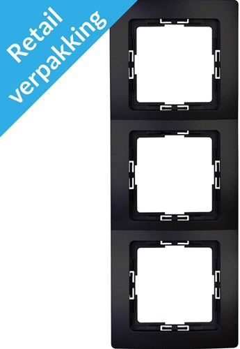 Kopp Paris marco de cubierta triple negro mate - 4625350
