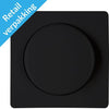 Kopp Paris placa cubierta negra mate + atenuador de botón - 4625230