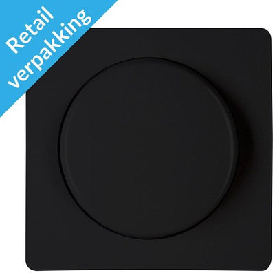 Placca Kopp Paris nero opaco + dimmer a pulsante - 4625230