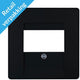 Placca Kopp Paris nero opaco USB - 4625270
