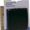 Placca cieca Kopp Paris nero opaco - 4625250