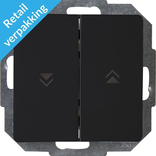 Interruttore per tapparelle Kopp Paris nero opaco + bilanciere - 4625280
