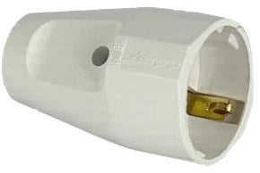 Kopp enchufe hembra con toma de tierra blanco ártico - 6141632