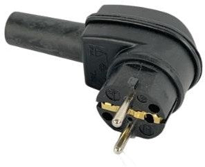 Conector acodado de goma con conector de puesta a tierra Kopp - 6141195