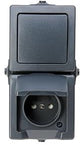 Kopp swd interruttore combinato a montaggio superficiale ra verticale antracite - 4628250