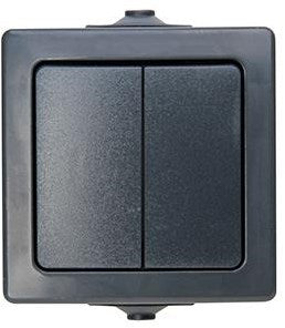 Interruttore da superficie Kopp swd serie antracite - 4628270