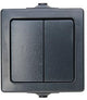Interruttore da superficie Kopp swd serie antracite - 4628270