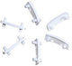 Pieza de acoplamiento para barra LED de aluminio - LED1032