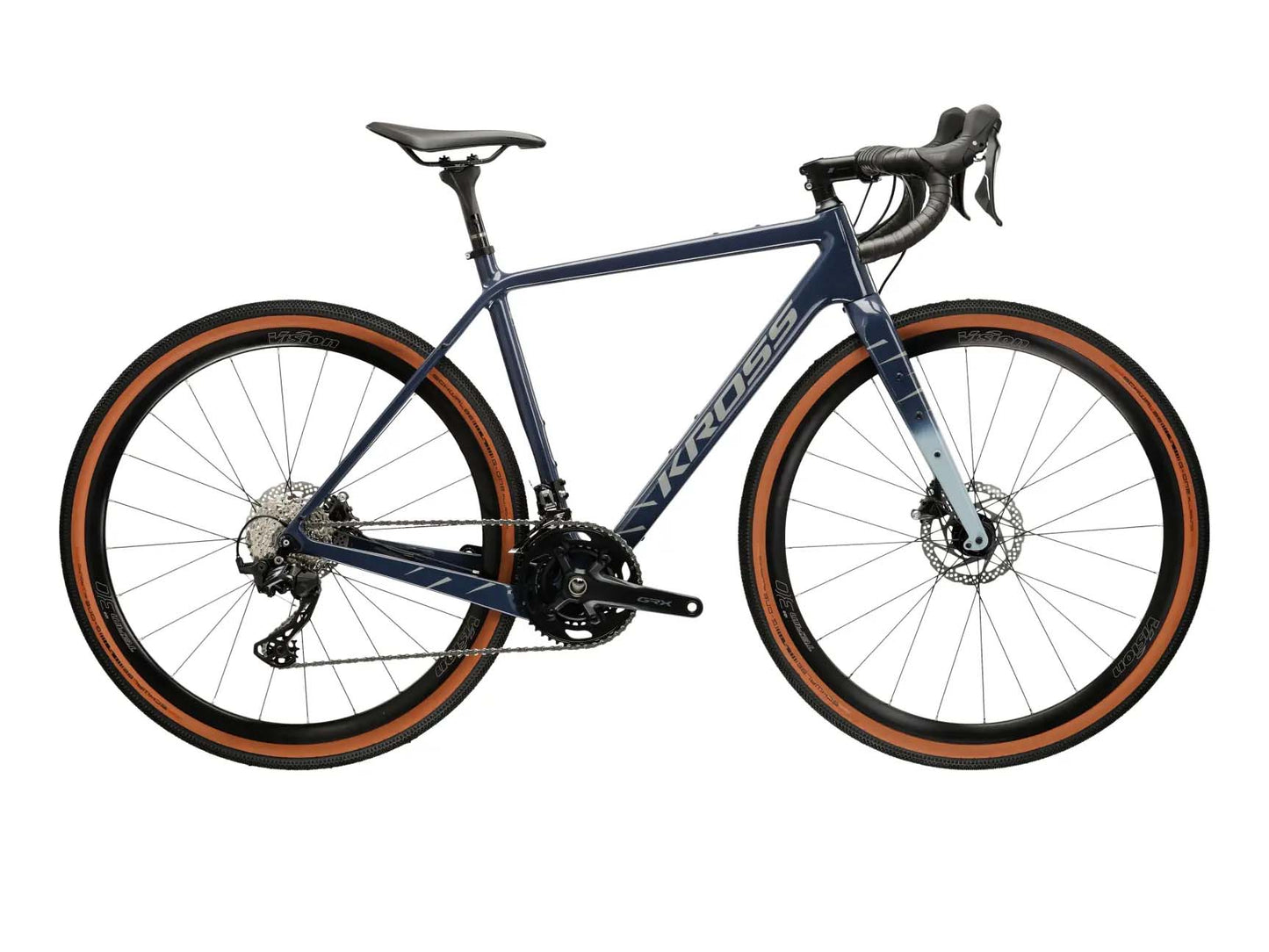 Bicicletta gravel Kross 28'' esker 8.0 - modello 2025 - blu navy - grande (21 )