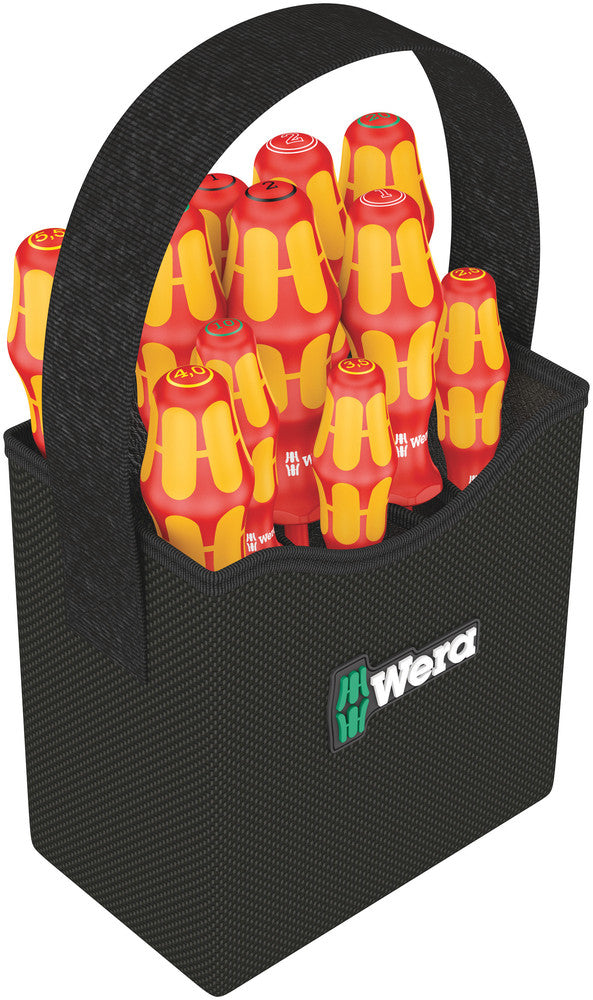 Wera kraftform 2go 100 schroevendraaier (rood geel)