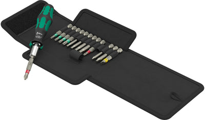 Wera kraftform kompakt 838 ra s imperial set 1 bitset (zwart groen, 14‑delig)