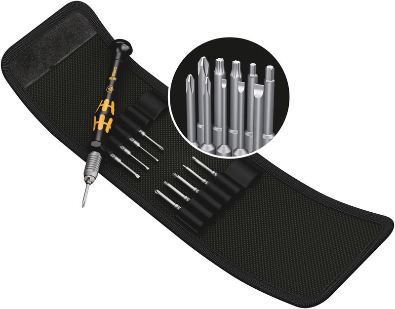 Wera kraftform kompakt micro set esd 11 sb bitset (11-delig)