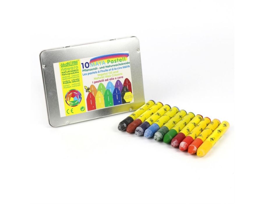 Ökonorm Pastel (Wash) Chalks 10st en Metal Box