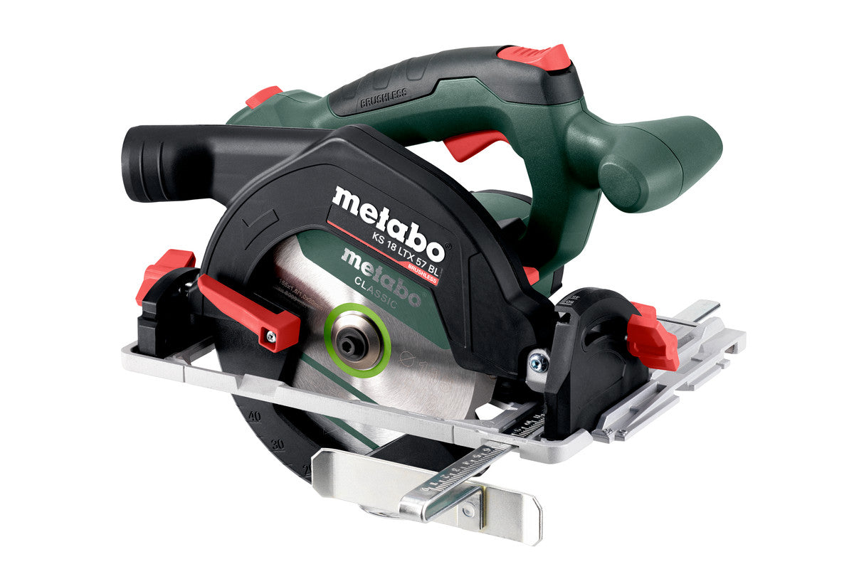 Metabo ks 18 ltx 57 bl sierra circular inalámbrica 18v | sin batería ni cargador | metabox 340 - 611857840