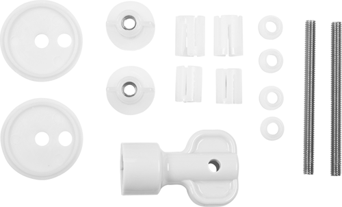 Cornat sedile wc prime bianco opaco acciaio fsc - kswmssc00