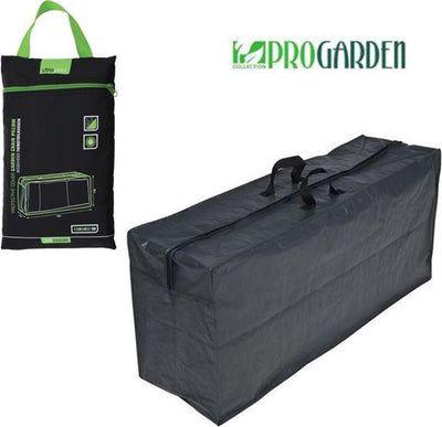 Prove di cuscino da giardino da giardino da giardino 130x50x32 nero
