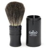 Pennello da barba Omega Pennello da viaggio 100% tasso nero 9 cm