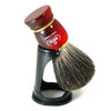 Pennello da barba Omega manico in resina 100% tasso nero + standard 10cm
