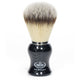 Pennello da barba Omega hi-brush peli sintetici con manico in fibra di carbonio effetto tasso effetto pelo 11cm