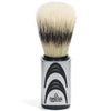 Pennello da barba Omega hi-brush setole di maiale con manico grigio effetto pelo di tasso + standard 11,5 cm