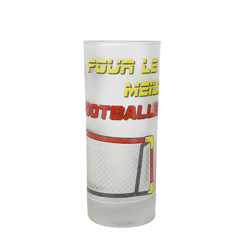 Kwikki vetro satinato miglior calciatore 250ml