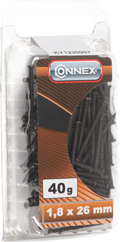 Connex steel nail 1.8x26 black 40g pcs - ky1230007