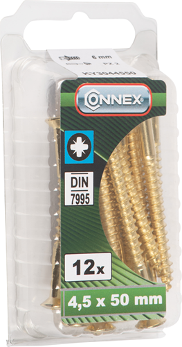 Vite per legno Connex bv-k 4,5x50 12pz ms - ky3044550