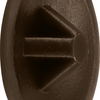 Connex afdekkap pz d12 pvc 50st br - ky3180031