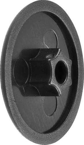 Connex cover cap tx30 d16 pvc 50pcs black - ky3180091