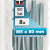 Connex metaalschroef vz-k m5x80 * 8st vz - ky4010580