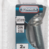 Bullone ad alette Connex m10x40 2 pz vz - ky4171040