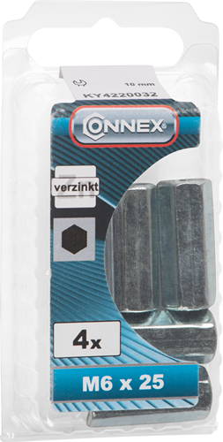 Tuerca de conexión Connex (6k) m6x25 4 piezas vz - ky4220032