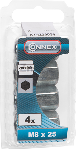 Tuerca de conexión Connex (6k) m8x25 4 piezas vz - ky4220034