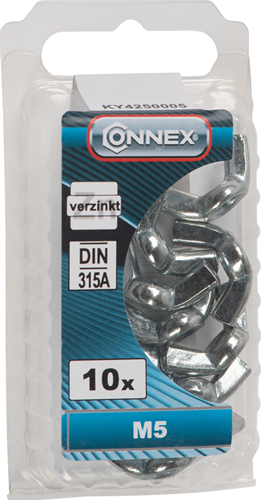Tuerca mariposa Connex m5 10uds vz - ky4250005