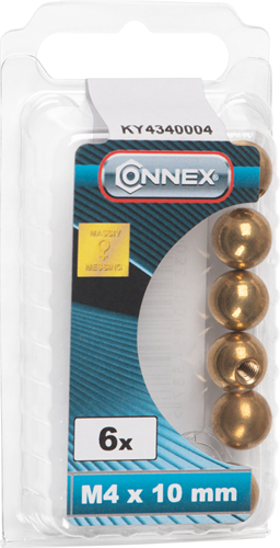 Dado a ricircolo di sfere Connex m4x10 6 pezzi ms - ky4340004