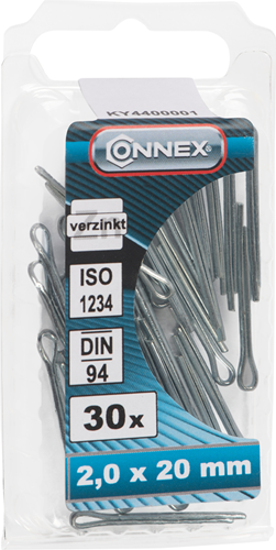 Pasador de chaveta Connex 2.0x20 30 piezas vz - ky4400001